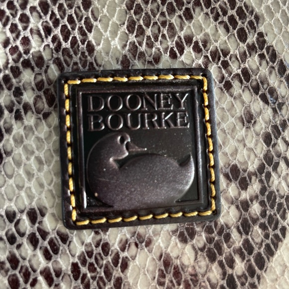 Dooney and Bourke python style bag - Picture 7 of 8